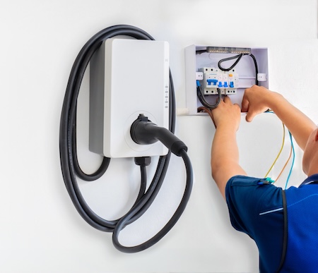 Level 2 EV charger installation for Albany NY home